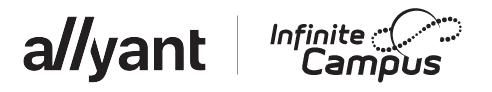 Allyant and Infinite Campus logos